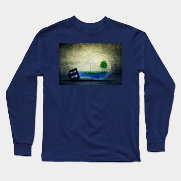 Eco Energy concept Long Sleeve T-Shirt by psychoshadow